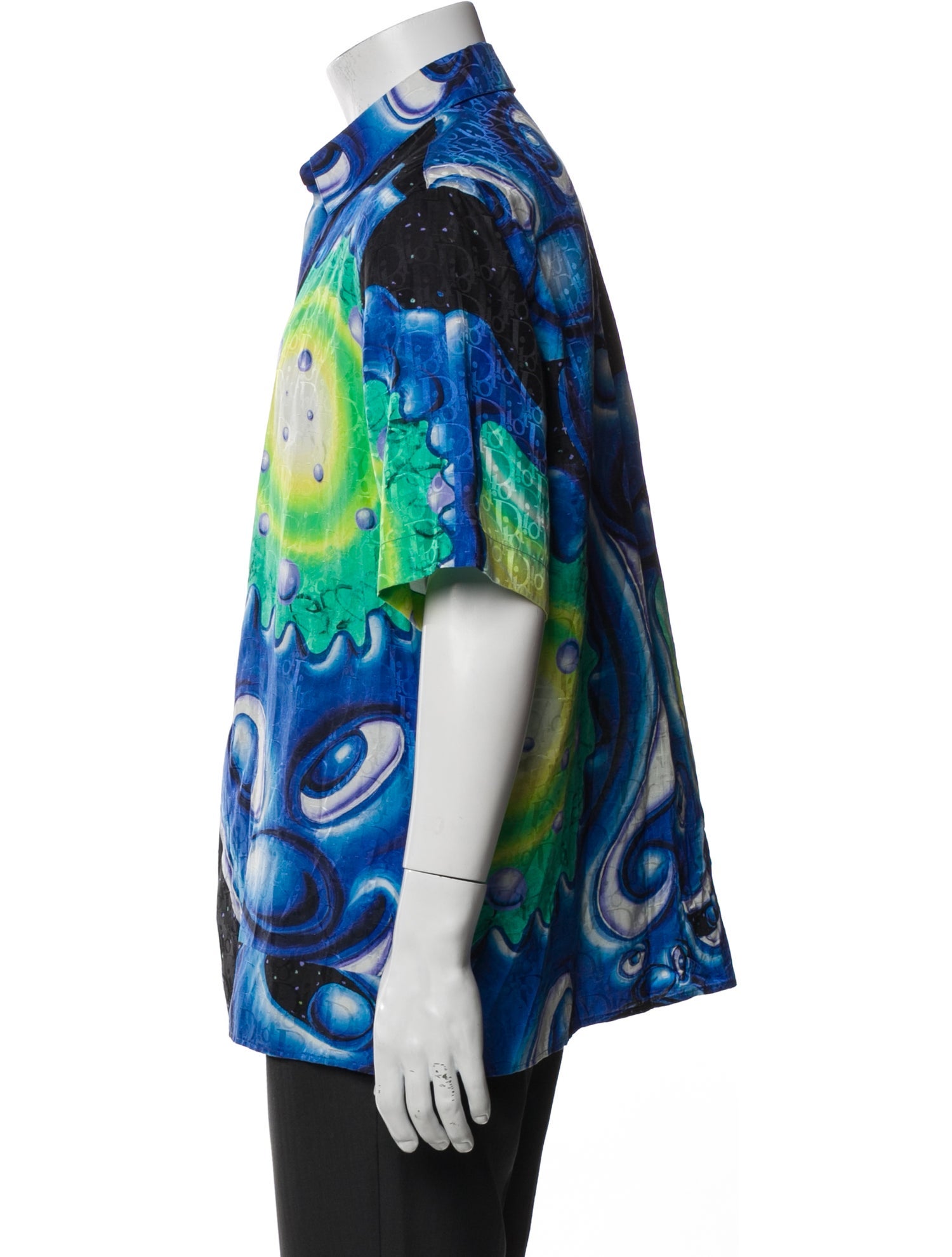 DIOR x Kenny Scharf 2021 Oblique Jacquard Shirt