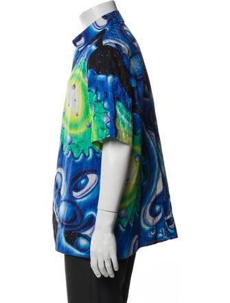 DIOR x Kenny Scharf 2021 Oblique Jacquard Shirt