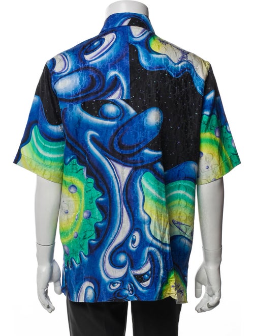 DIOR x Kenny Scharf 2021 Oblique Jacquard Shirt