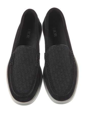 DIOR MEN Granville Oblique Jacquard Loafers
