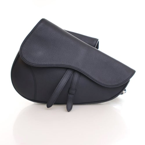 DIOR MEN Calf Leather Saddle Bag