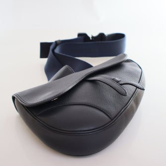 DIOR MEN Calf Leather Saddle Bag