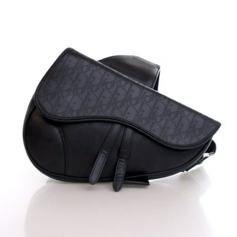 DIOR MEN Calf Leather Galaxy Saddle Bag 2022