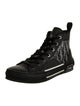 DIOR MEN Oblique Jacquard Leather Lace-Up Boots