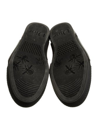 DIOR MEN Oblique Jacquard Leather Lace-Up Boots