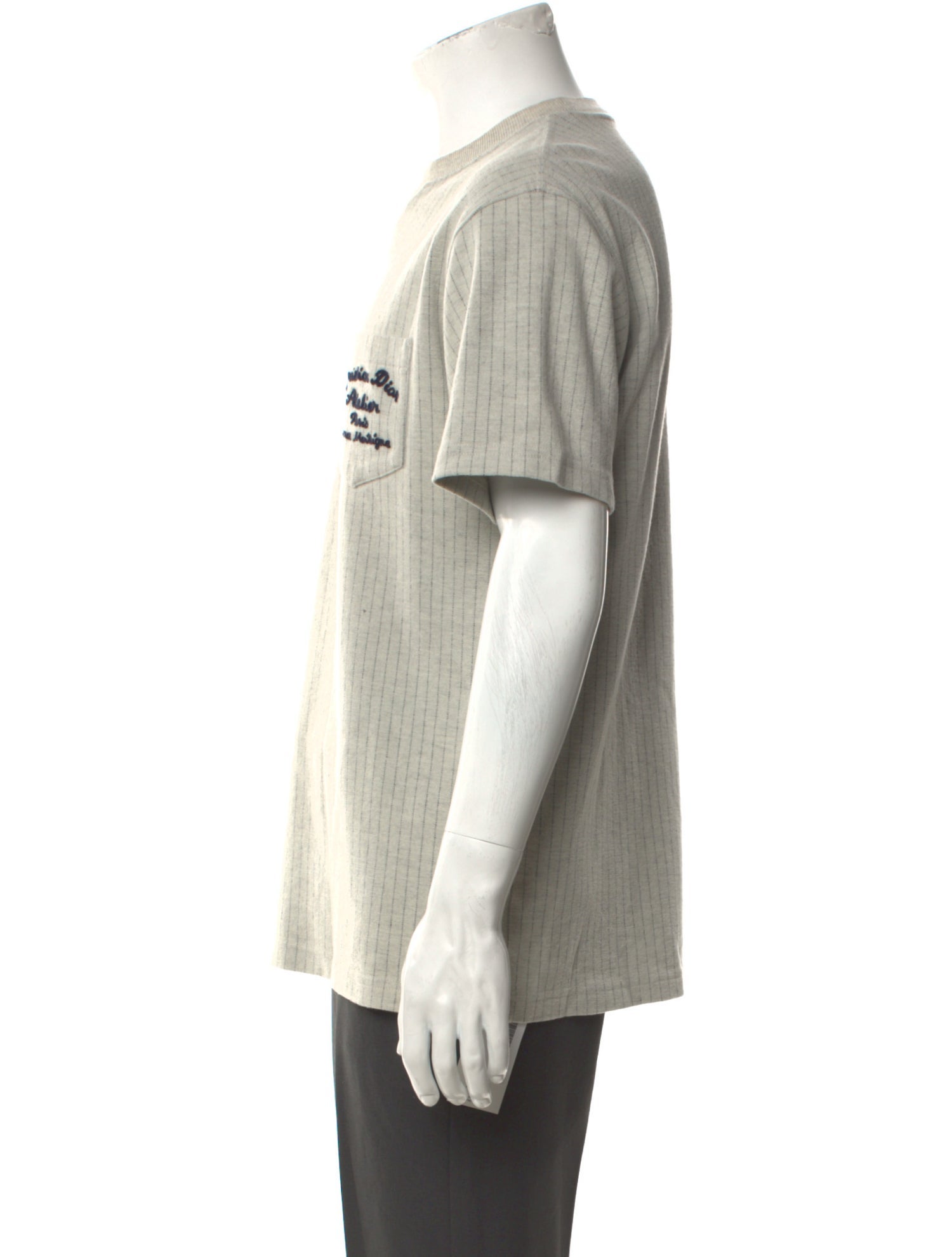 DIOR MEN Wool Graphic Print T-Shirt