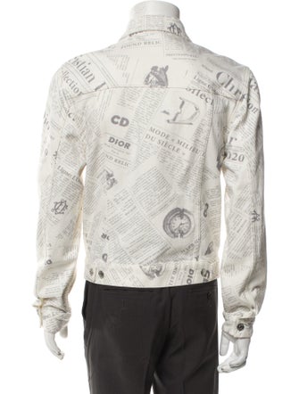 DIOR x Daniel Arsham 2020 Newspaper Trucker Jacket