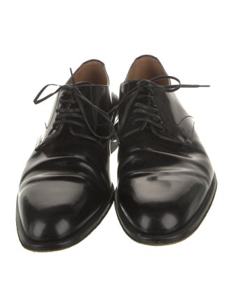 DIOR MEN Patent Leather Derby Shoes
