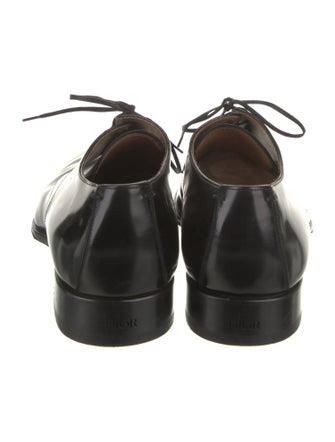 DIOR MEN Patent Leather Derby Shoes