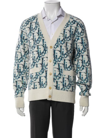 DIOR MEN 2022 Oblique Jacquard Cardigan