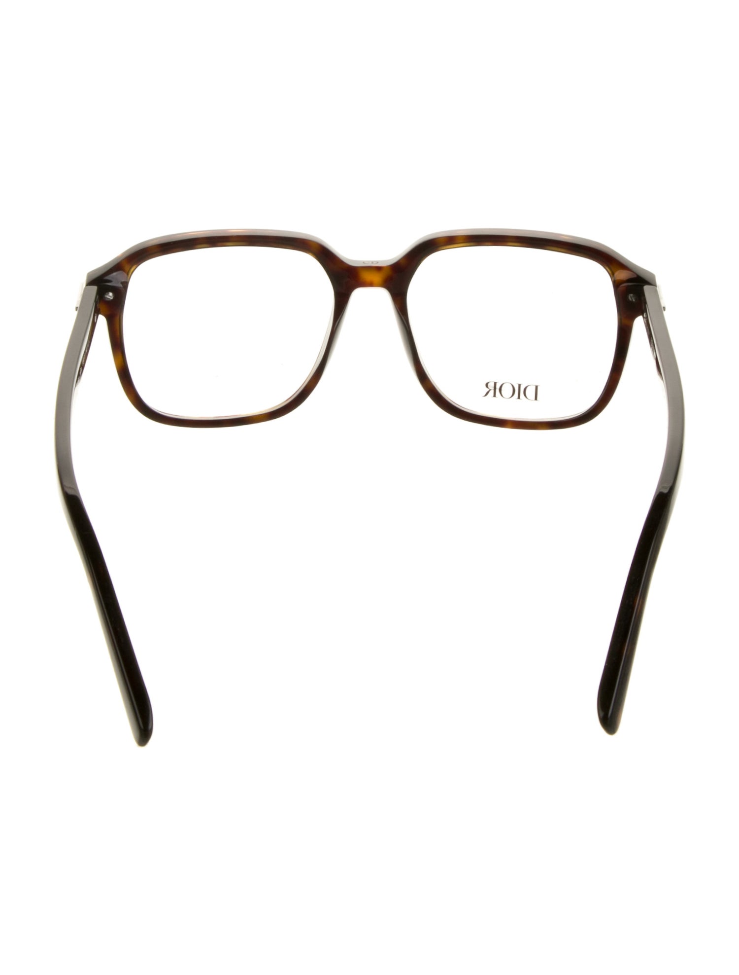 DIOR MEN Black Tie 223 Square Eyeglasses