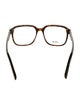 DIOR MEN Black Tie 223 Square Eyeglasses