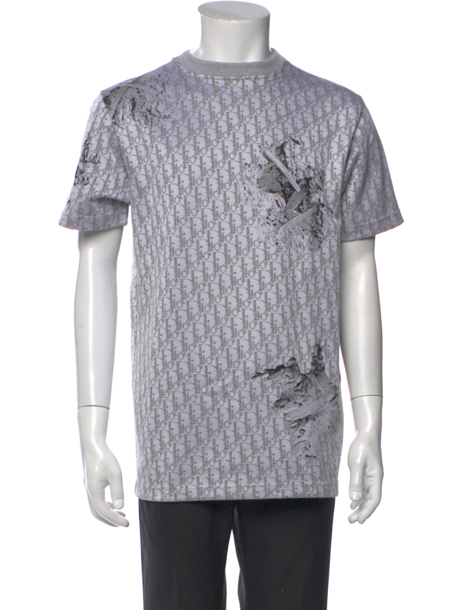 DIOR x Daniel Arsham 2020 Oblique Jacquard T-Shirt