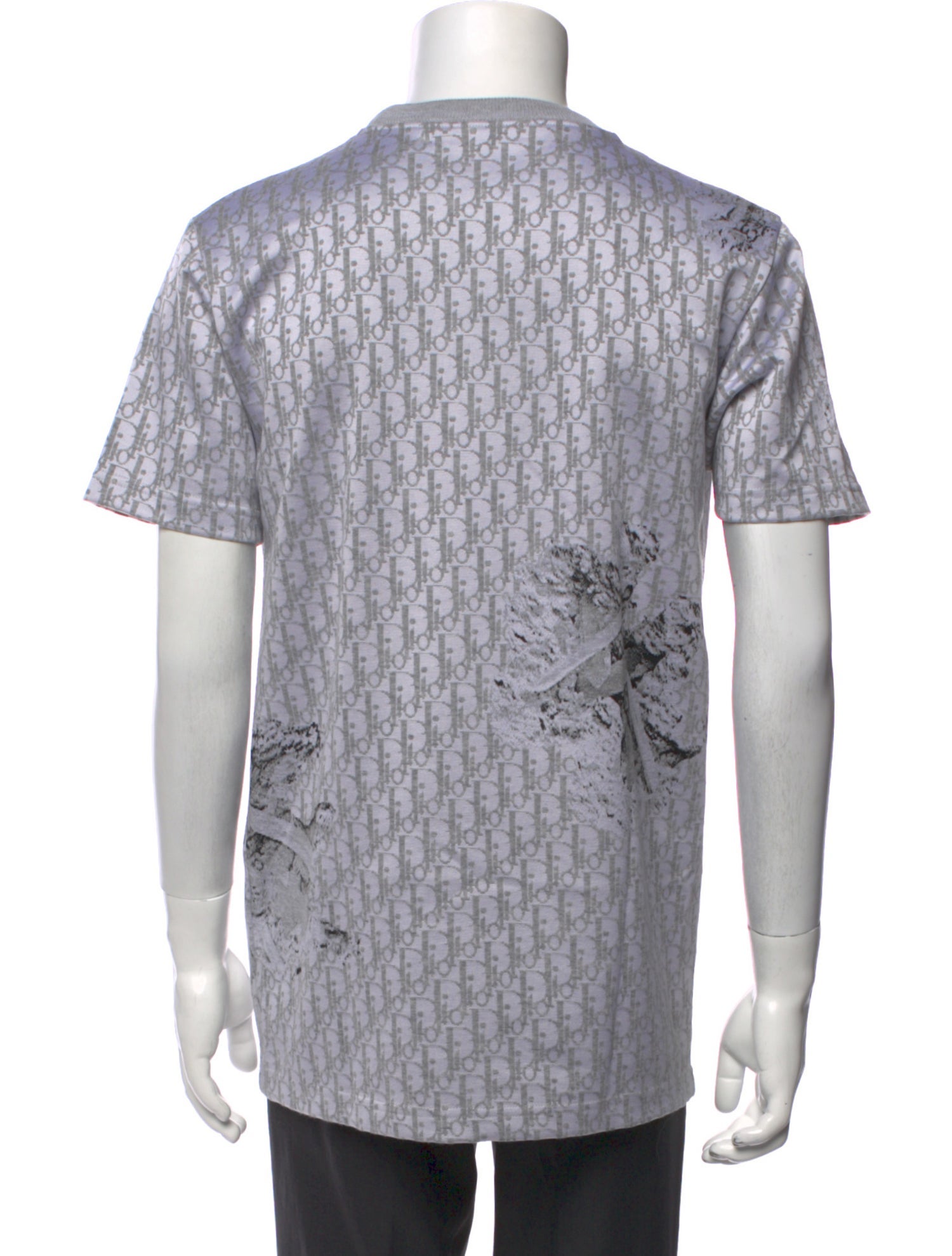 DIOR x Daniel Arsham 2020 Oblique Jacquard T-Shirt - Grey T-Shirts