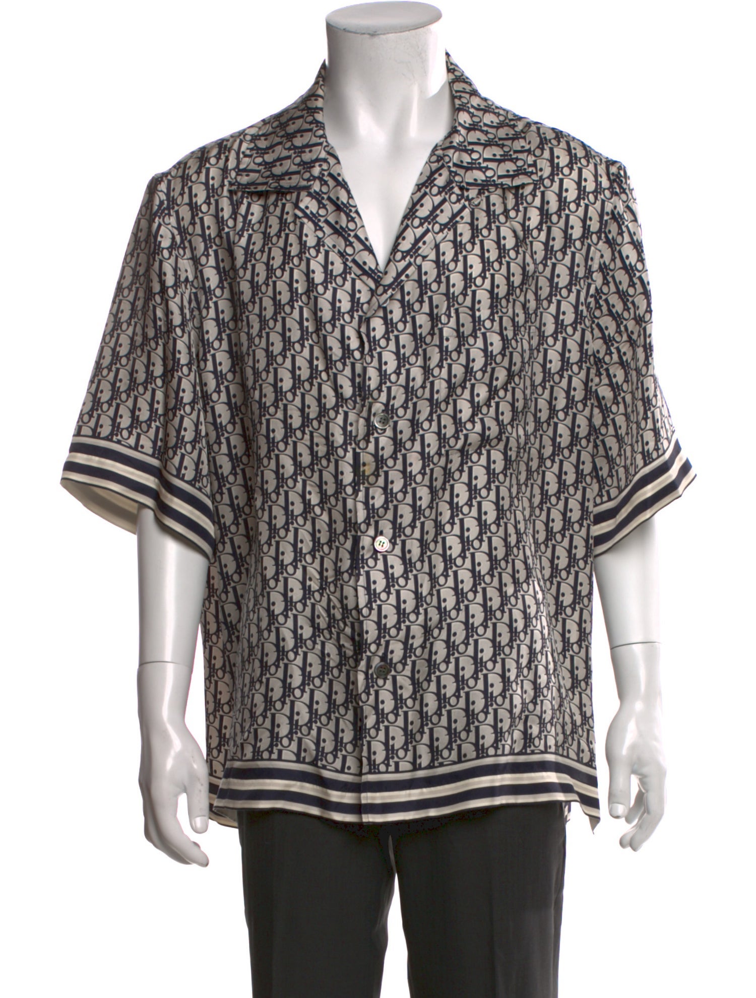 DIOR MEN 2020 Oblique Jacquard Shirt