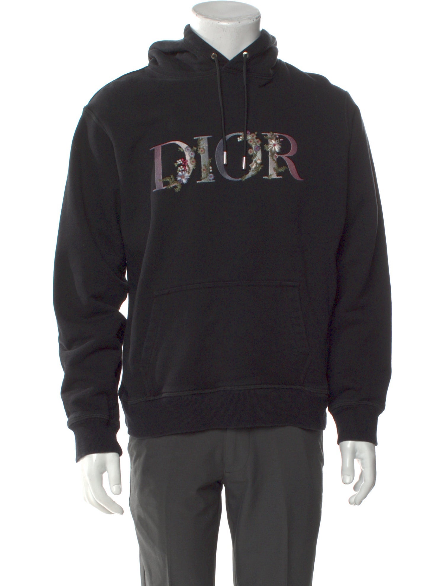 DIOR MEN Graphic Print Crew Neck Hoodie