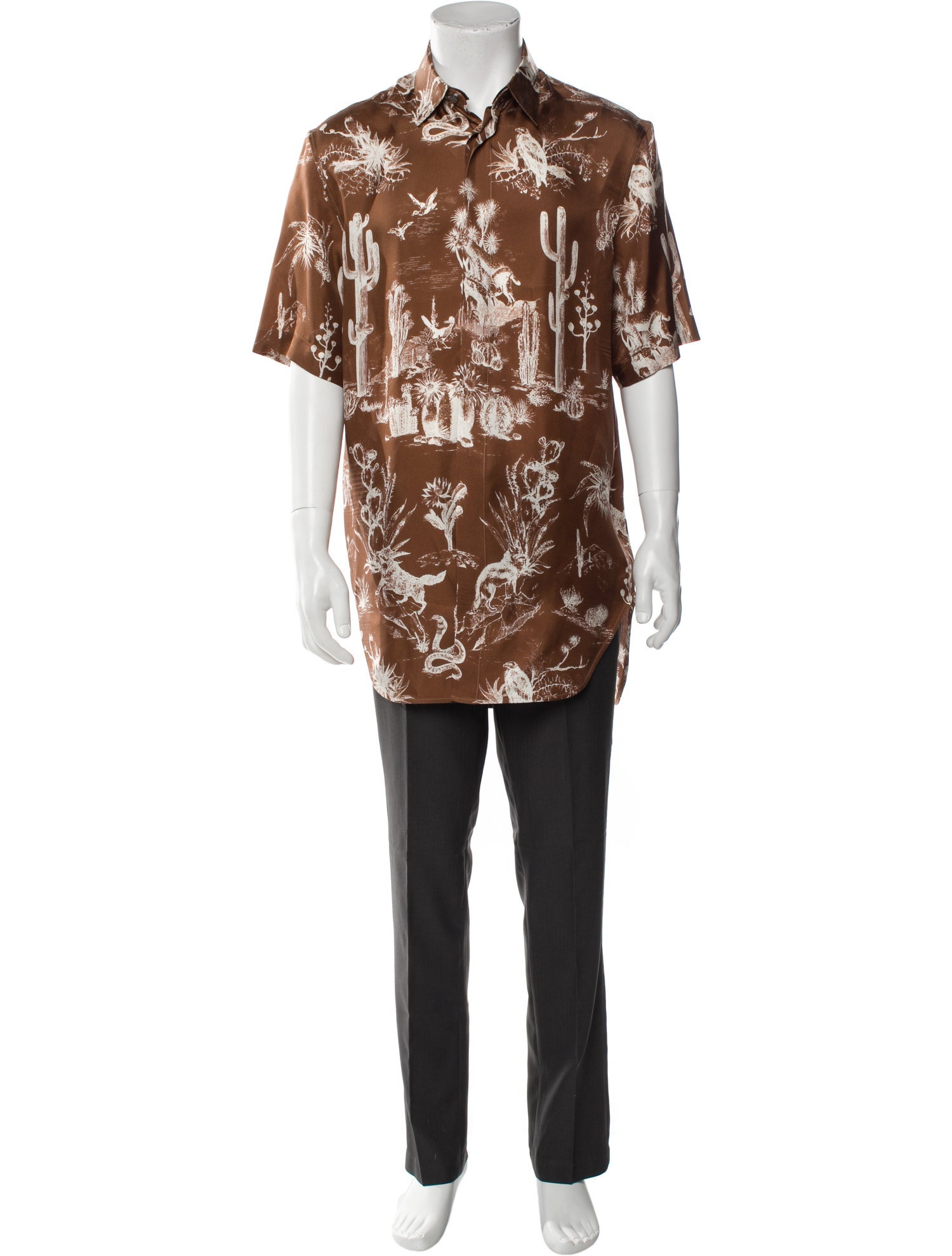 Cactus Jack Dior Silk Printed Shirt
