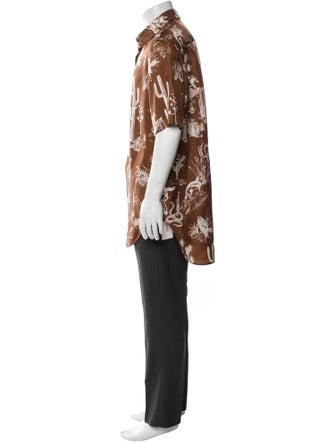 Cactus Jack Dior Silk Printed Shirt
