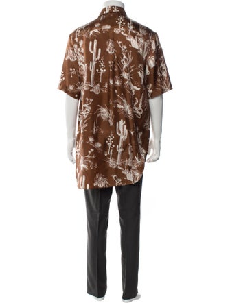 Cactus Jack Dior Silk Printed Shirt