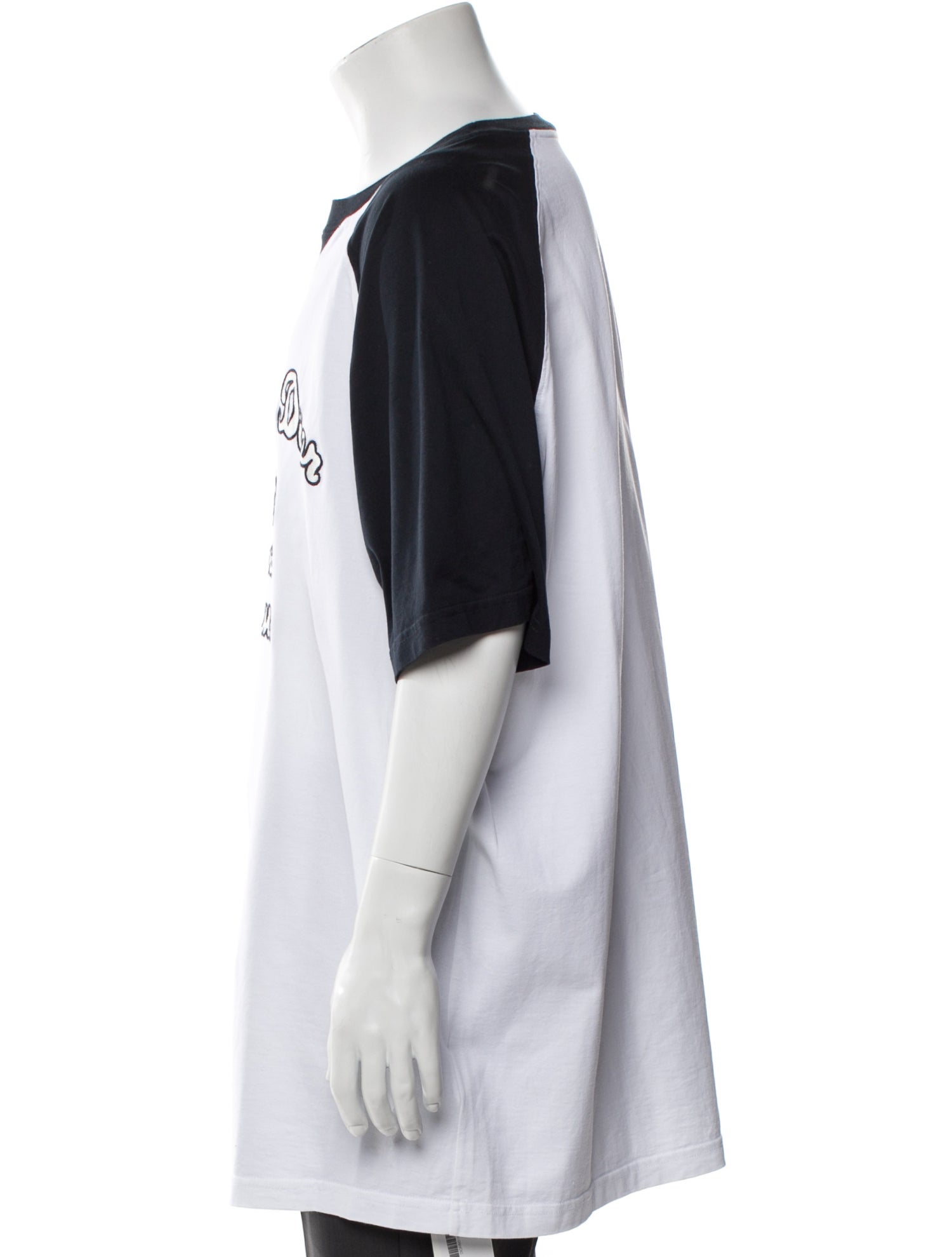 DIOR MEN Graphic Print Crew Neck T-Shirt