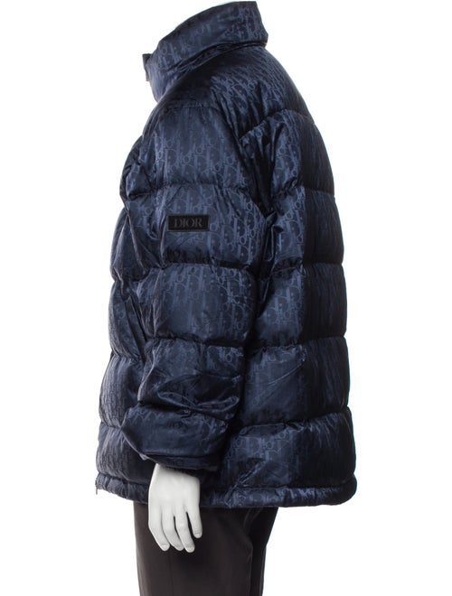 DIOR MEN Oblique Jacquard Puffer Coat