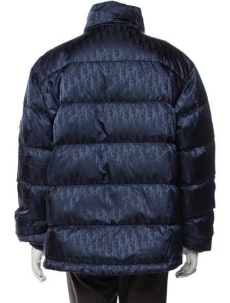 DIOR MEN Oblique Jacquard Puffer Coat