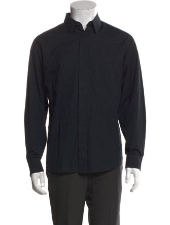 DIOR MEN 2020 Oblique Jacquard Tuxedo Shirt