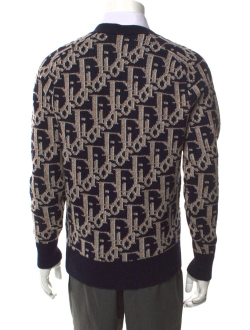 DIOR MEN 2023 Oblique Jacquard Cardigan