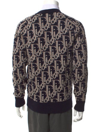DIOR MEN 2022 Oblique Jacquard Cardigan