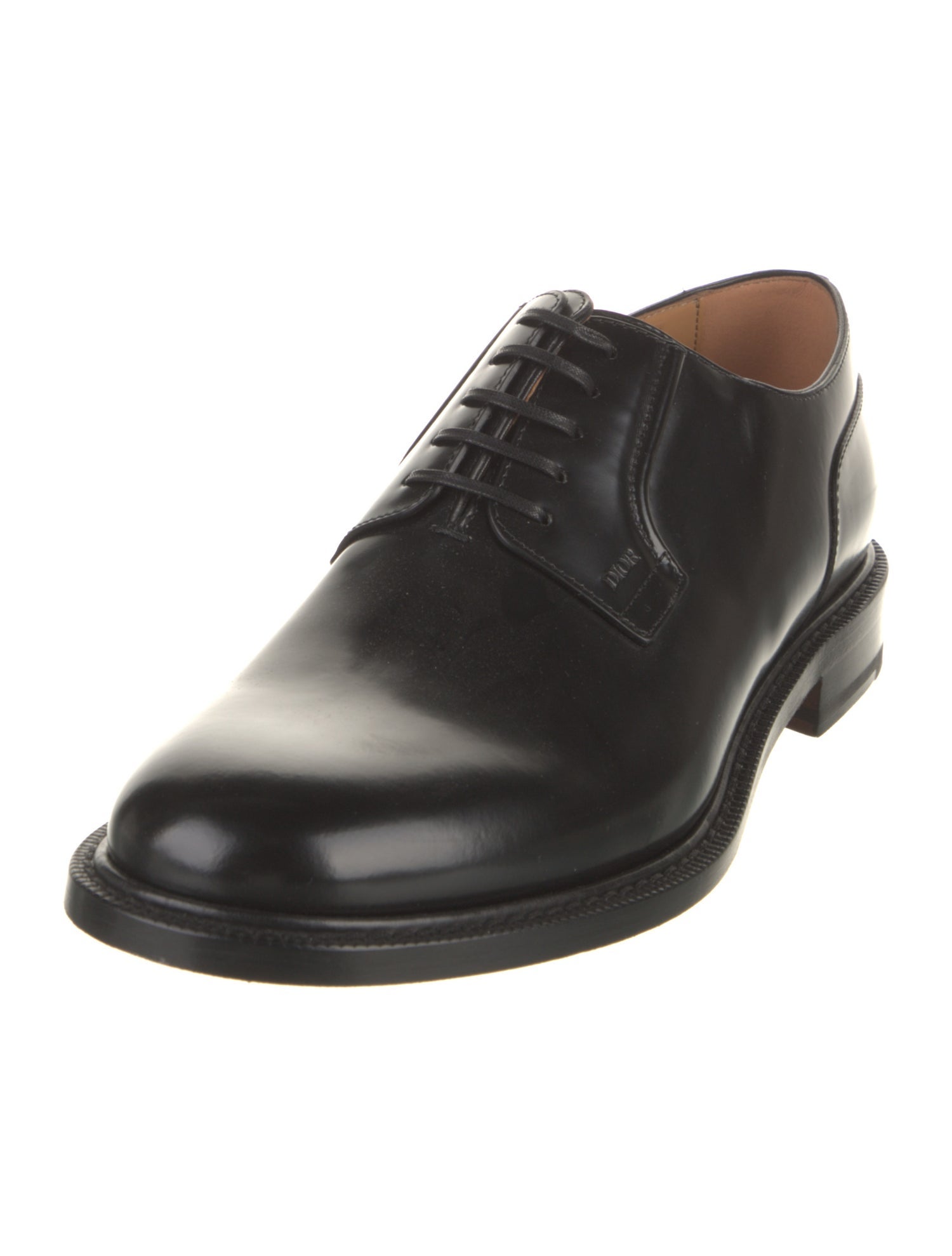 DIOR MEN Patent Leather Derby Shoes