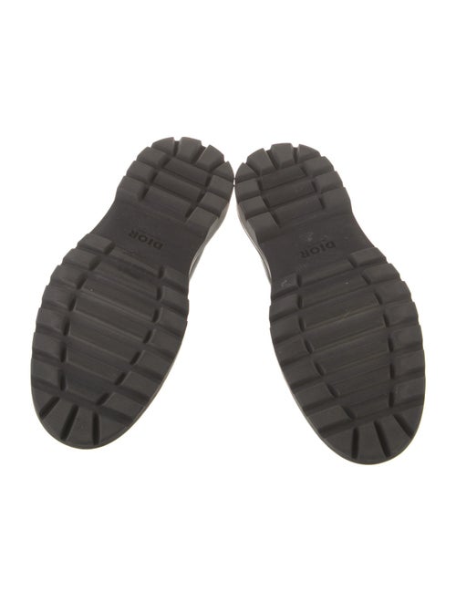 DIOR MEN Leather Printed Loafers