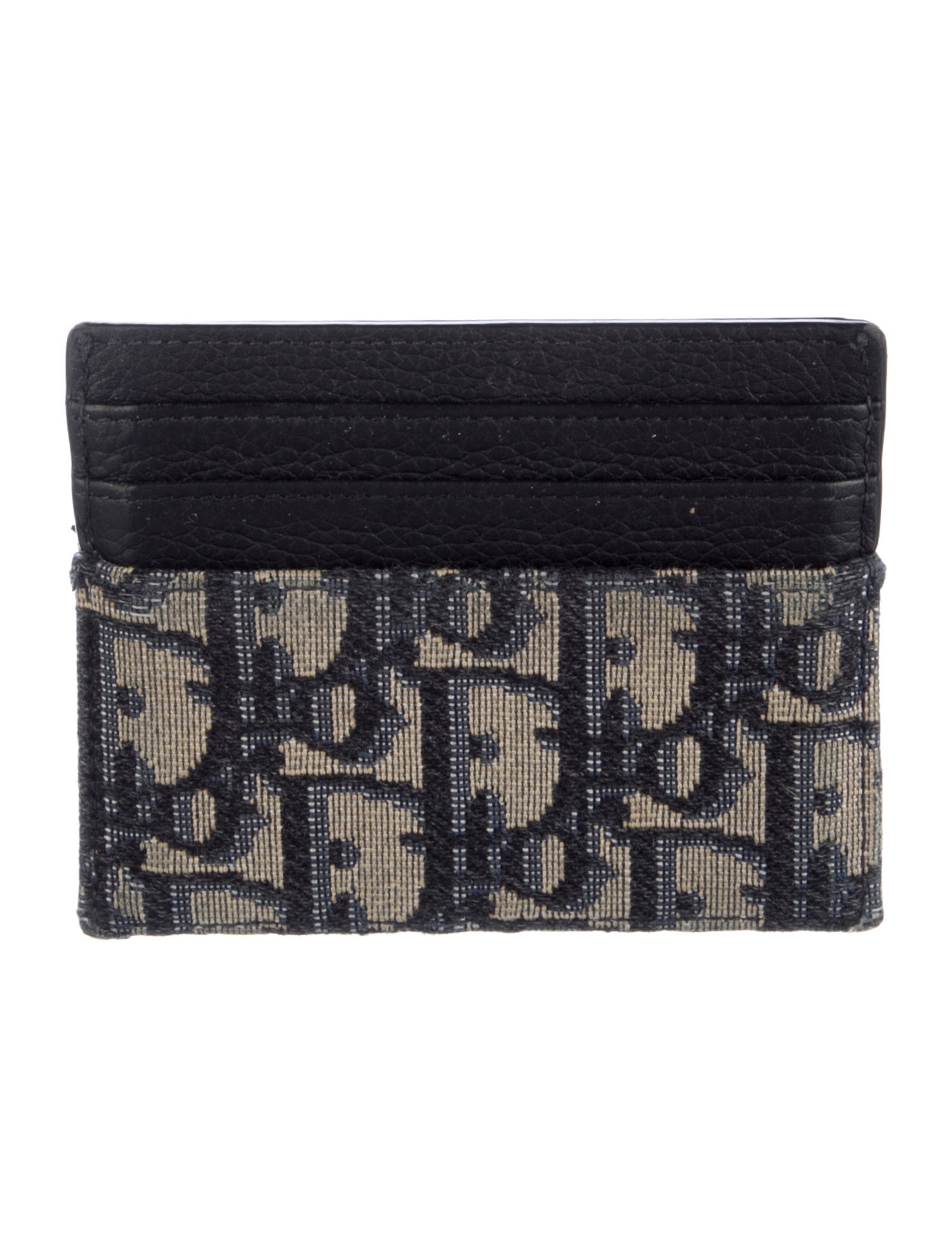 DIOR MEN 2021 Oblique Jacquard Card Holder