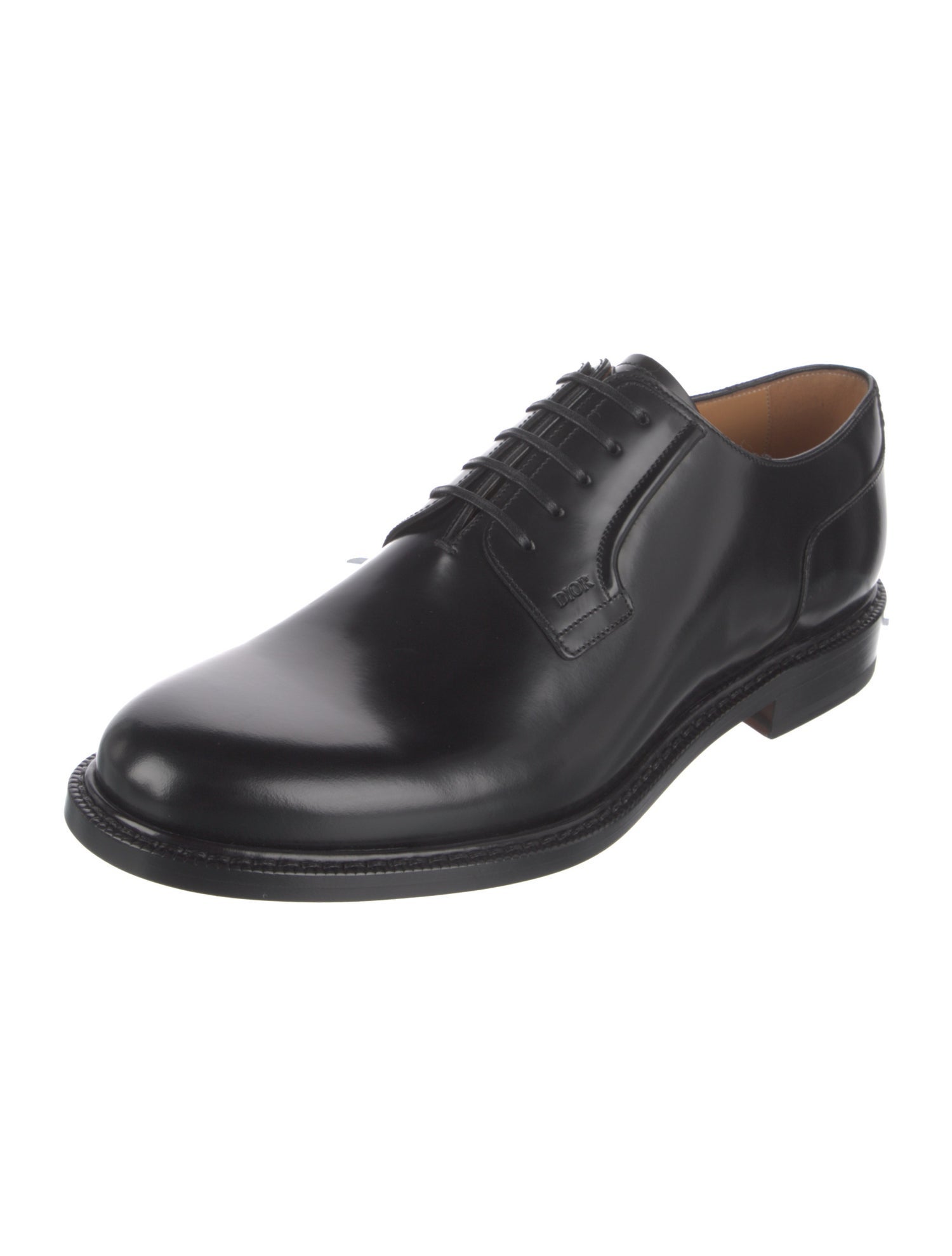 DIOR MEN Patent Leather Derby Shoes