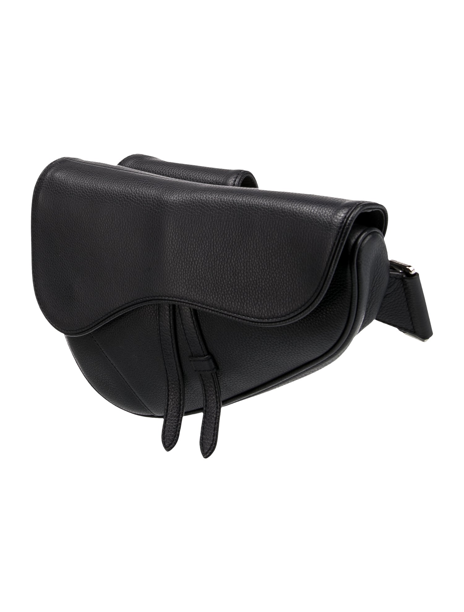DIOR MEN Leather Saddle Bag