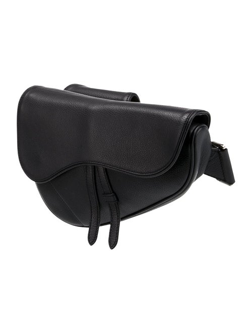 DIOR MEN Leather Saddle Bag