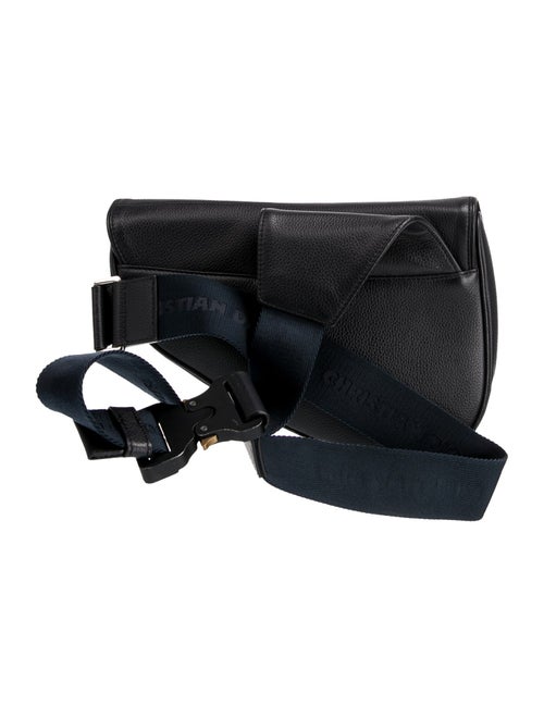 DIOR MEN Leather Saddle Bag