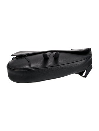 DIOR MEN Leather Saddle Bag