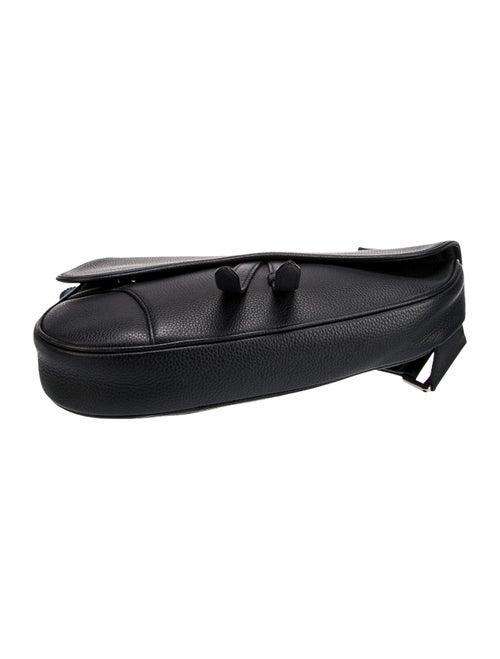 DIOR MEN Leather Saddle Bag