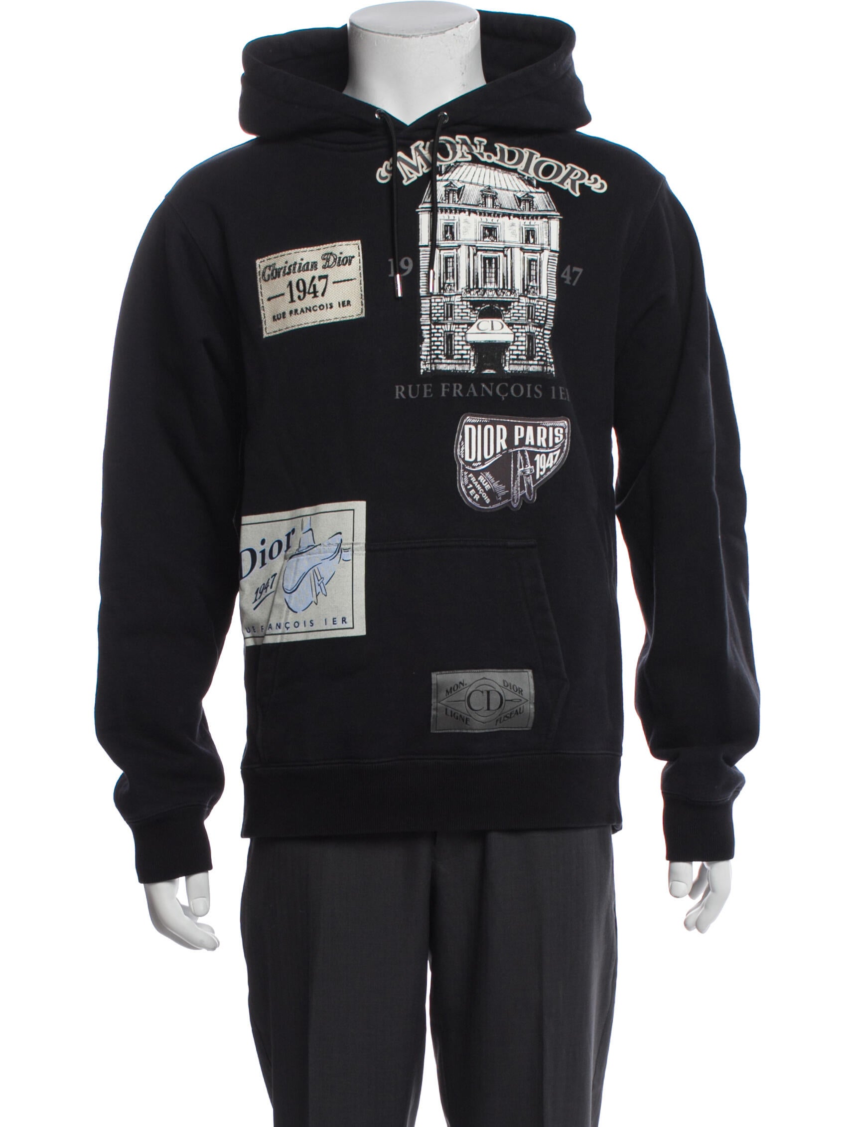 DIOR MEN 2020 Graphic Print Hoodie