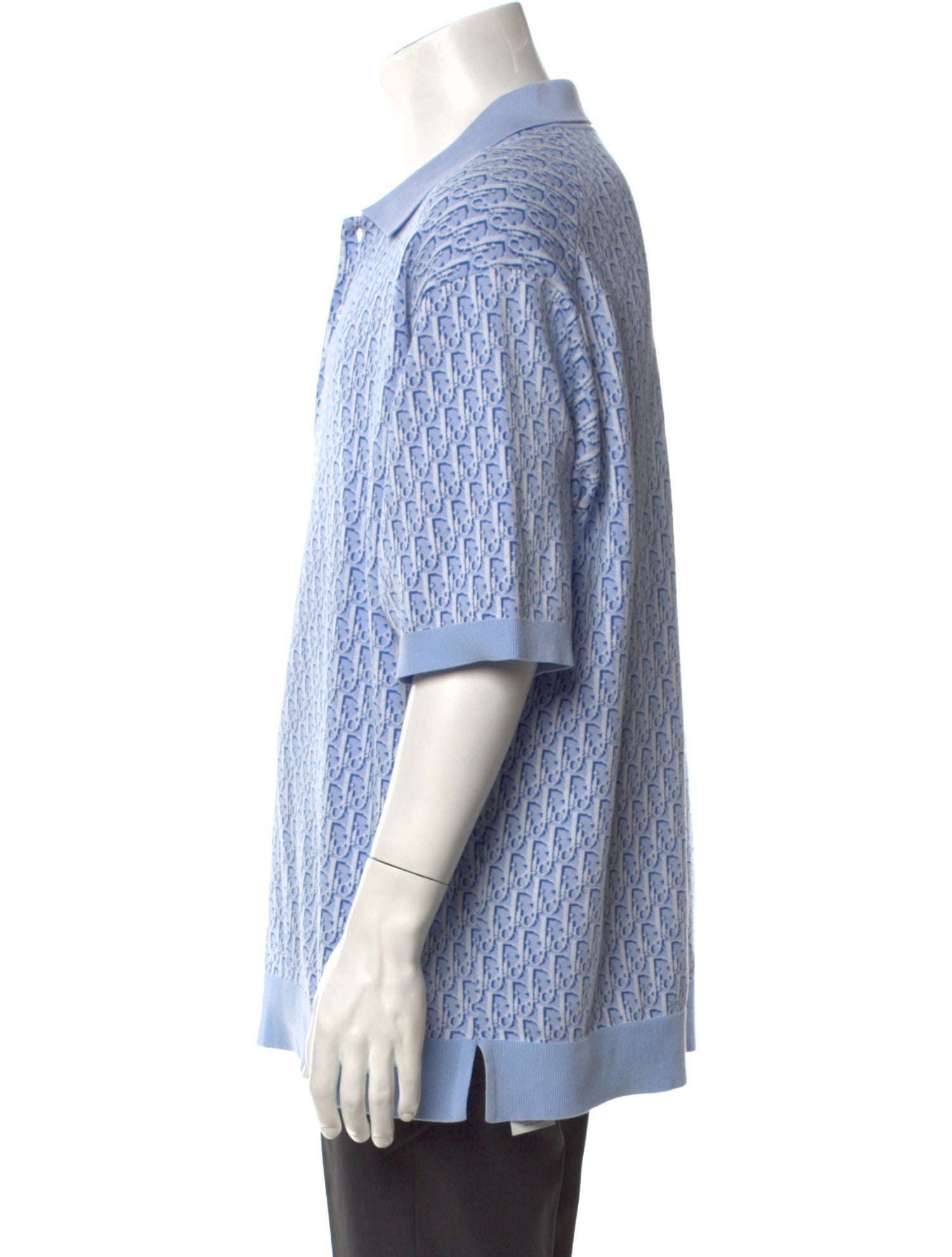 DIOR MEN 2022 Oblique Jacquard Polo Shirt