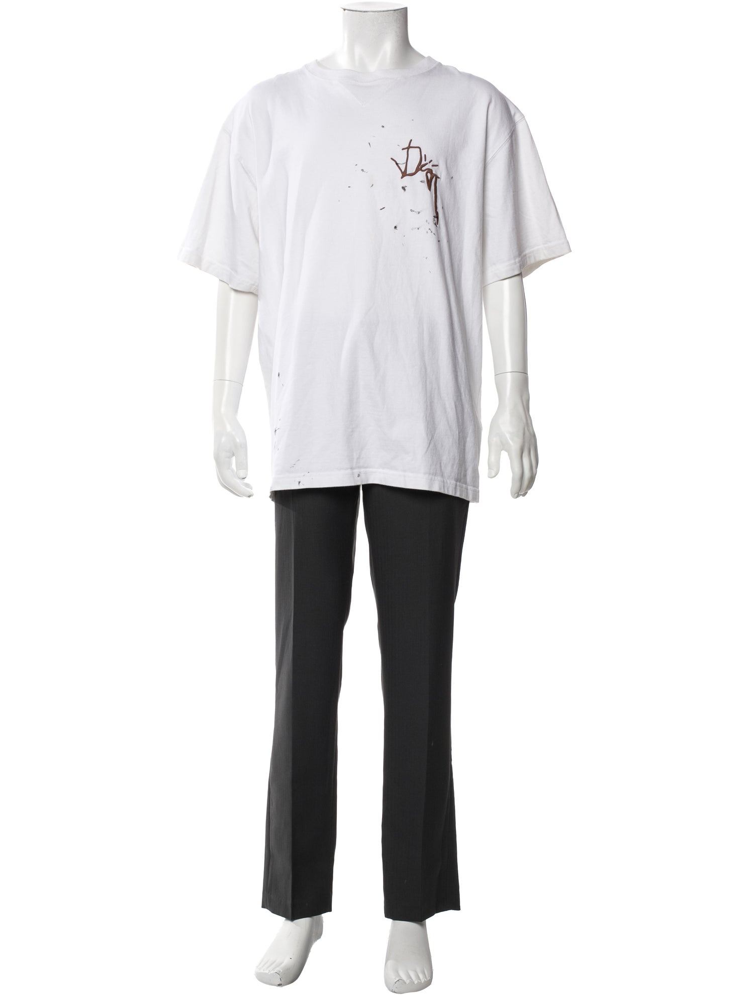 Cactus Jack Dior Oblique Jacquard Crew Neck T-Shirt