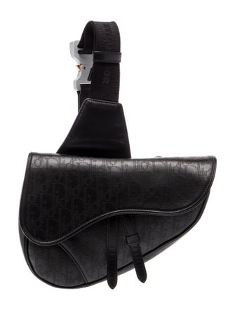 DIOR MEN Oblique Jacquard Galaxy Saddle Bag 2022