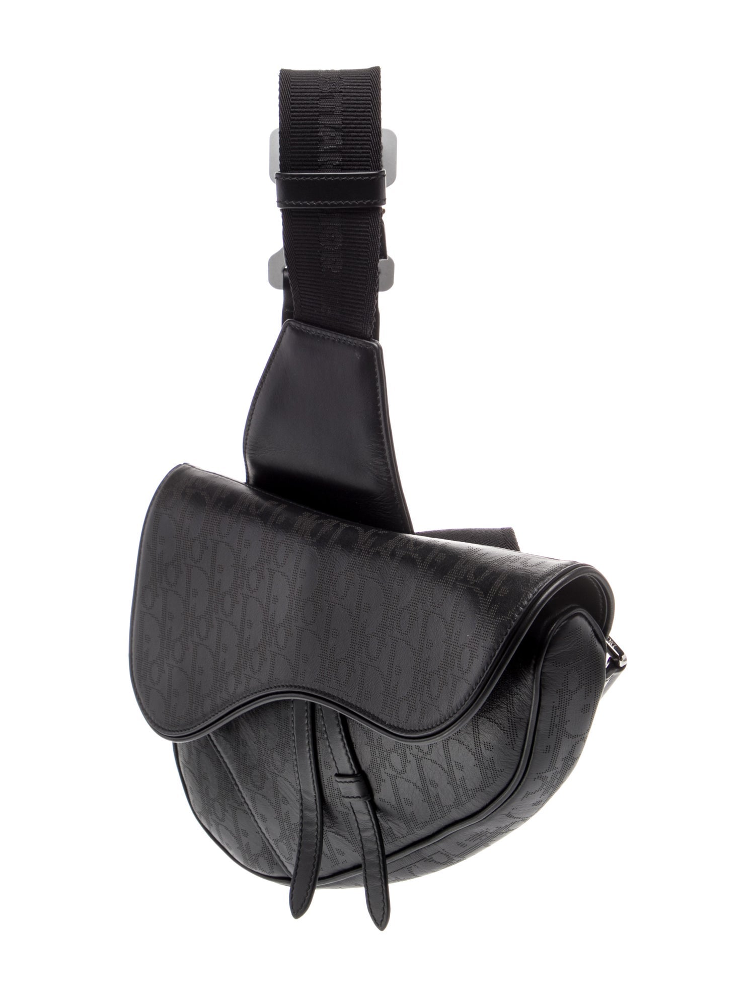 DIOR MEN Oblique Jacquard Galaxy Saddle Bag 2022