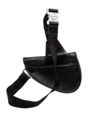 DIOR MEN Oblique Jacquard Galaxy Saddle Bag 2022