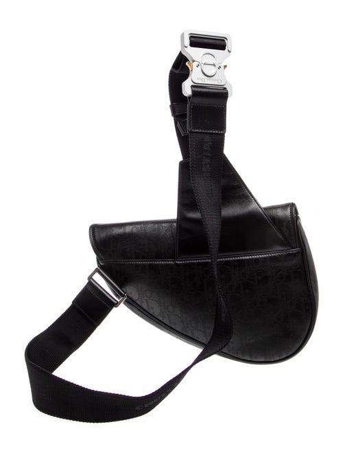 DIOR MEN Oblique Jacquard Galaxy Saddle Bag 2022