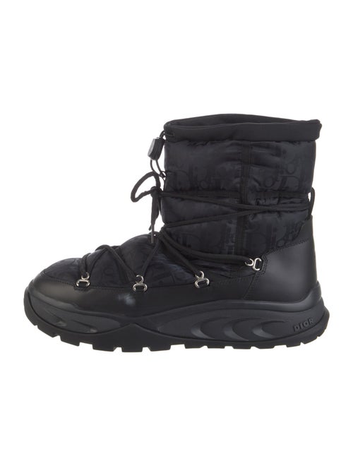 DIOR MEN Oblique Jacquard Nylon Boots