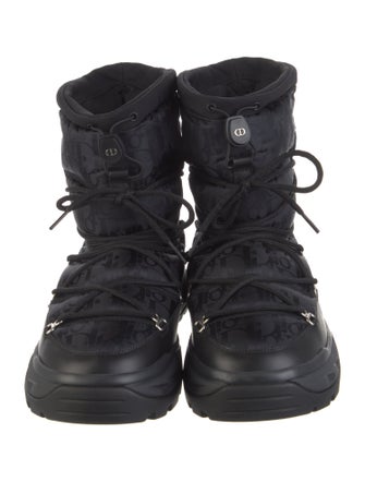 DIOR MEN Oblique Jacquard Nylon Boots