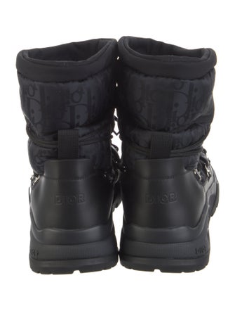 DIOR MEN Oblique Jacquard Nylon Boots