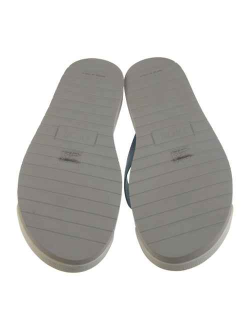 DIOR MEN Cannage Pattern Flip Flops