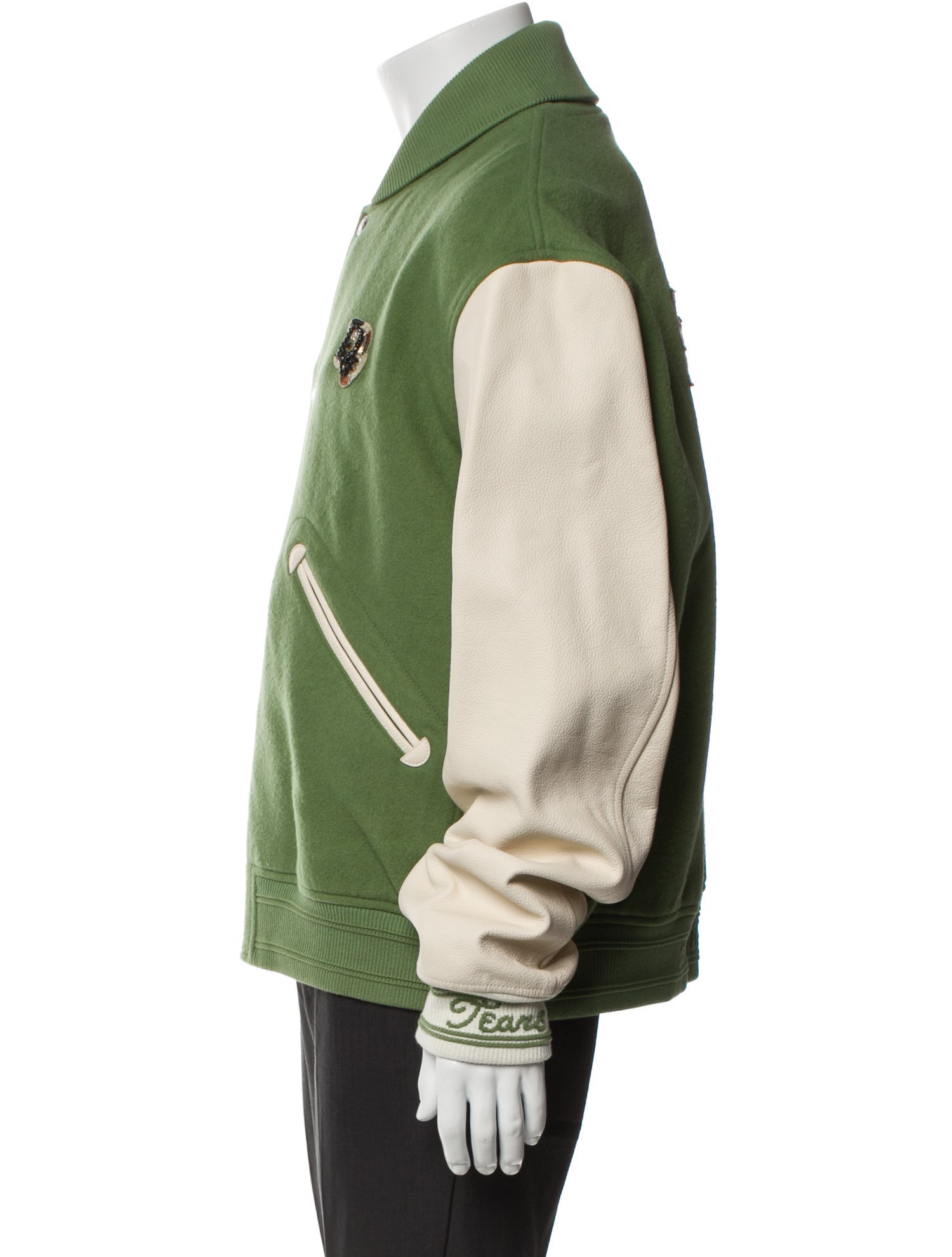 DIOR x Denim Tears 2023 Virgin Wool Varsity Jacket